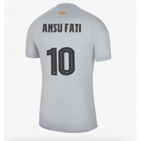 Herren Fußballbekleidung Barcelona Ansu Fati #10 3rd Trikot 2022-23 Kurzarm